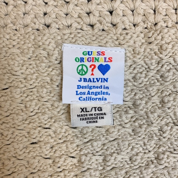 SALE Crochet 100% cotton limited edition maximalist cropped cardigan XL - Picture 5 of 5